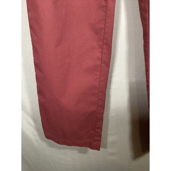 TAILOR BYRD Chino Pants 36/30 Classic Preppy Salmon Coral Straight Leg Summer - Picture 4 of 8